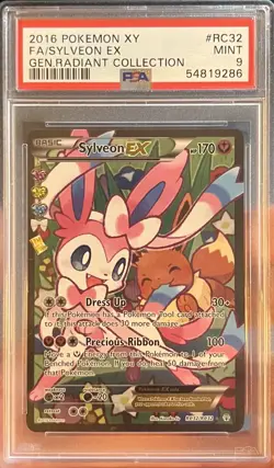 Sylveon EX #RC32 PSA 9 - 2016 Pokemon XY Generations Radiant Collection - Image 1