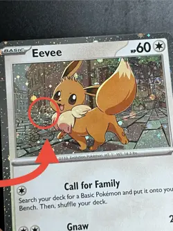 Eevee 200 Cosmos Holo (Swirl) Black Star Promo NM Pokemon - Image 1