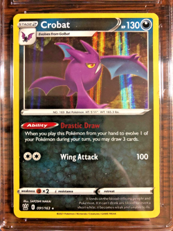 Crobat Holo Rare #091 - CGC PRISTINE 10 - 2021 SWSH Battle Styles - Pokemon TCG - Image 2