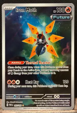 Iron Moth 187/182 IR NM - Pokemon TCG Paradox Rift (FAST SHIPPING!!!) - Image 1