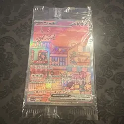 SEALED Mew ex SVP 053 Black Star Promo Full Art Pokemon TCG Scarlet Violet 151 - Image 1