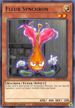 Fleur Synchron - LED8-EN031 - Rare - 1st Edition - Yugioh - Image 1