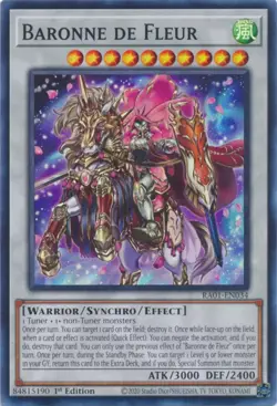 Baronne de Fleur - RA01-EN034 - Super Rare - 1st Edition Yugioh - Image 1
