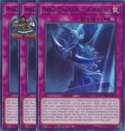 Yugioh! 3x Angel Statue - Azurune MZTM-EN109 Rare 1st Ed NM - Image 1