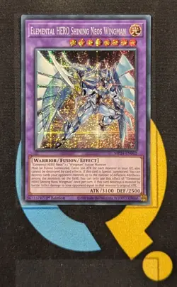 MP24-EN062 Elemental HERO Shining Neos Wingman Prismatic Secret Rare YuGiOh - Image 1