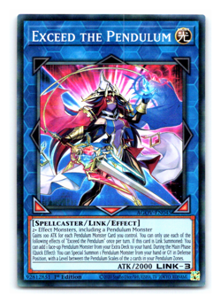 Exceed the Pendulum - AGOV-EN045 - Super Rare - 1st Edition Yugioh - Image 1