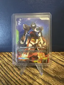 Gundam AGE-1 Normal Gundam Card Game Dual Impact GD02-021 Alt Art - Image 1