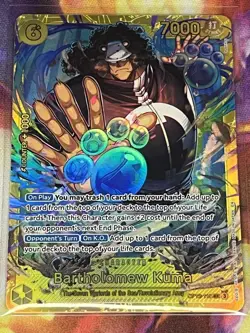 Bartholomew Kuma SEC OP12-119 Legacy of the Master One Piece Card Game English - Image 1