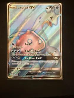 Pokemon TCG Lapras GX Full Art Ultra Rare Holo Card Mint Condition 139/149 - Image 1