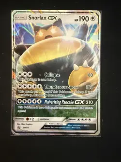 Snorlax GX SM05 SM Promos Holo Card Near Mint Condition - Image 1