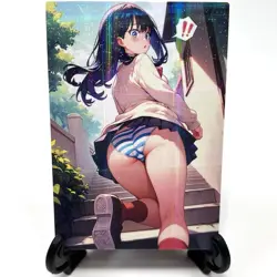 SSSS.Gridman Rikka Takarada Sexy Anime Waifu Girl Lewd Doujin Goddess Story Card - Image 2
