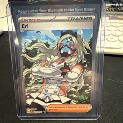 Pokemon TCG Temporal Forces Eri Trainer Holo Ultra Rare Card 199/162 - Image 1