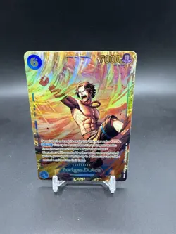 One Piece Card Game Portgas D. Ace OP13-119 SEC Carrying on His Will - English - Image 1