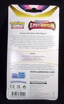 POKEMON SCORBUNNY card & coin Sword & Shield Lost Origins booster pack NEW - Image 3