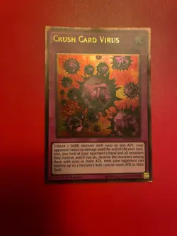YUGIOH CRUSH CARD VIRUS PGL2-EN070 GOLD (LP - Image 1