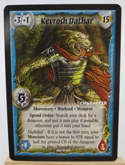 WARLORD Saga of the Storm CCG Mercenary Character Card - KEVROSH DATHAR 080/120 - Image 1