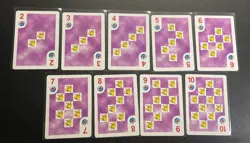 Pikachu, 1998 Pokemon Pokeball Vintage Poker Playing Card Numbered 2-10 Cards - Image 1