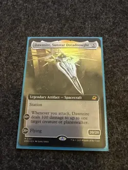 MTG English Dawnsire, Sunstar Dreadnought (Extended Art) NM Foil - Image 1