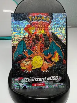 Pokemon - Crystal Card Collection (Stained Glass) - Charizard #006 - Near mint - Image 1
