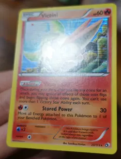 Victini 23/113 Holo Error Misprint Date Error Legendary Treasures Pokemon Card - Image 5