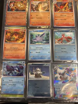 Mega Evolution Set 132/132 Cards Pokemon TCG Charizard Binder Included Near Mint - Image 5