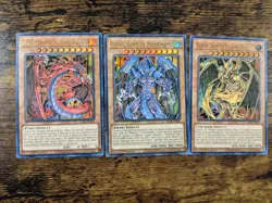 YU-GI-OH SDSA GX GOD CARD LOT URIA RAVIEL HAMON NM - Image 1