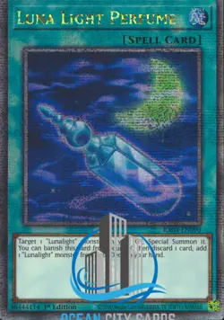 Yugioh RA04-EN090 Luna Light Perfume Quarter Century Secret Rare Card 1st Ed - Image 1