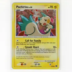 Pokemon TCG Pachirisu 5/106 DPP Great Encounters Holo Rare Card EN-HP 2008 - Image 1
