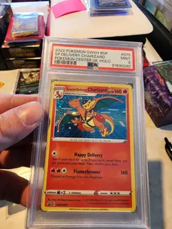 2022 POKEMON SWSH POKEMON CENTER UK #075 SPECIAL DELIVERY CHARIZARD-HOLO PSA 9 - Image 2