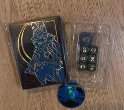 Pokemon - Mega Lucario - ETB 65 Sleeves, Dice & Coin - Image 1