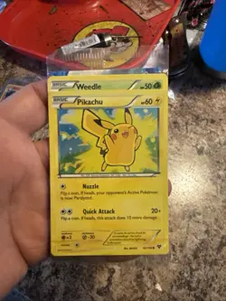 Pokemon TCG: XY Pikachu 42/146 Holo SEALED MOVIE PROMO (2014) - Image 1