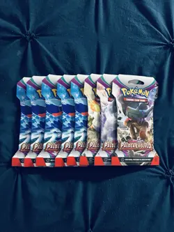 Pokemon 8x Paldea Evolved Sleeved Boosters - Image 1
