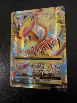 Pokemon TCG M Pidgeot EX 105/108 XY Evolutions Ultra Rare Full Art NM Mega - Image 1