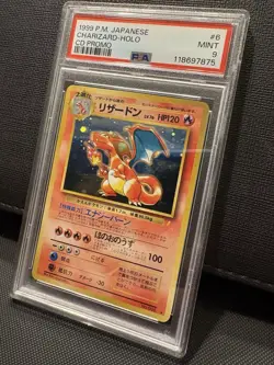 Pokemon TCG Charizard Holo CD Promo (Japanese) PSA 9 Mint Condition No.006 - Image 2