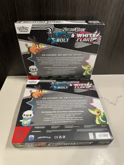 Lot 2 Pokemon Black Bolt & White Flare Unova Poster Collection Factory Sealed - Image 2