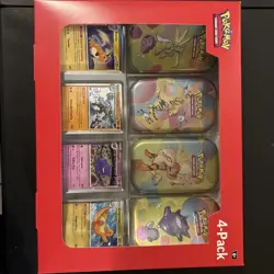 Pokemon TCG Scarlet & Violet 151 Mini Tin 4-Pack ~ Lot of 2 ~ Sam’s Club Sealed - Image 1