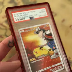 Red's Pikachu 270/Sm-p 20th Anniversary Promo Japanese Pokemon PSA 10 Gem Mint - Image 4
