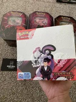 Pokemon TCG: Destined Rivals Booster Box 36 Packs + Tin Team Rocket Set - Sealed - Image 3