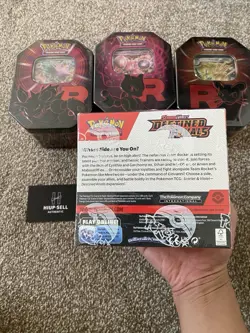 Pokemon TCG: Destined Rivals Booster Box 36 Packs + Tin Team Rocket Set - Sealed - Image 4