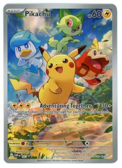 Pokemon TCG Pikachu 027 - Scarlet & Violet Promo - Near Mint/Mint - Image 1