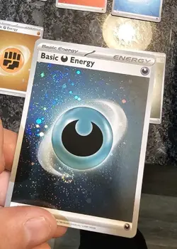 Pokemon 151 Basic Energy Cosmo Holo Full Set Of (8) SVE 001-008 Swirls - Image 3