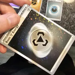 Pokemon 151 Basic Energy Cosmo Holo Full Set Of (8) SVE 001-008 Swirls - Image 4