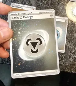 Pokemon 151 Basic Energy Cosmo Holo Full Set Of (8) SVE 001-008 Swirls - Image 5