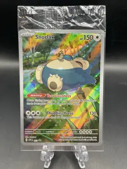 SEALED Pokemon Snorlax SVP 051 Scarlet & Violet 151 Holo Black Star Promo NM - Image 1
