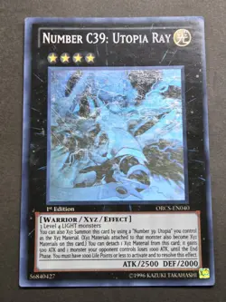 Number C39: Utopia Ray (Ghost Rare) ORCS-EN040 Order of Chaos 1st Edition - Image 3