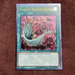 Yugioh! Harpie's Feather Duster Ultimate Rare OP24-EN003 NM - Image 1