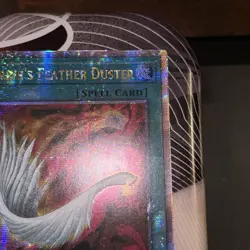 Yu-Gi-Oh! Harpie's Feather Duster EDC1-EN001 Quarter Century Rare QCR - Image 5