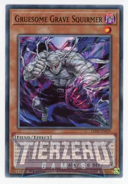 Yugioh LEDE-EN019 Gruesome Grave Squirmer Common 1st Edition NM/LP - Image 1