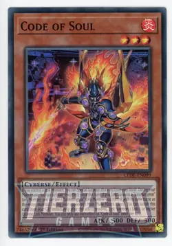 Yugioh LEDE-EN099 Code of Soul Super Rare 1st Edition NM/LP - Image 1