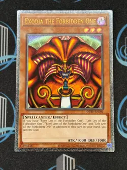 Yugioh OP25-EN001 Exodia the Forbidden One Ultimate Rare - Image 2
